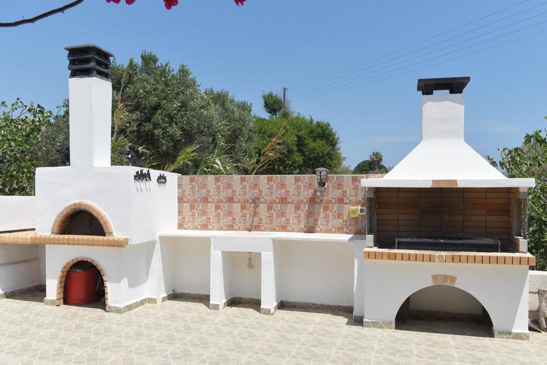 Flora'S Beach And Pool Villa In Syros Liaropá Eksteriør billede