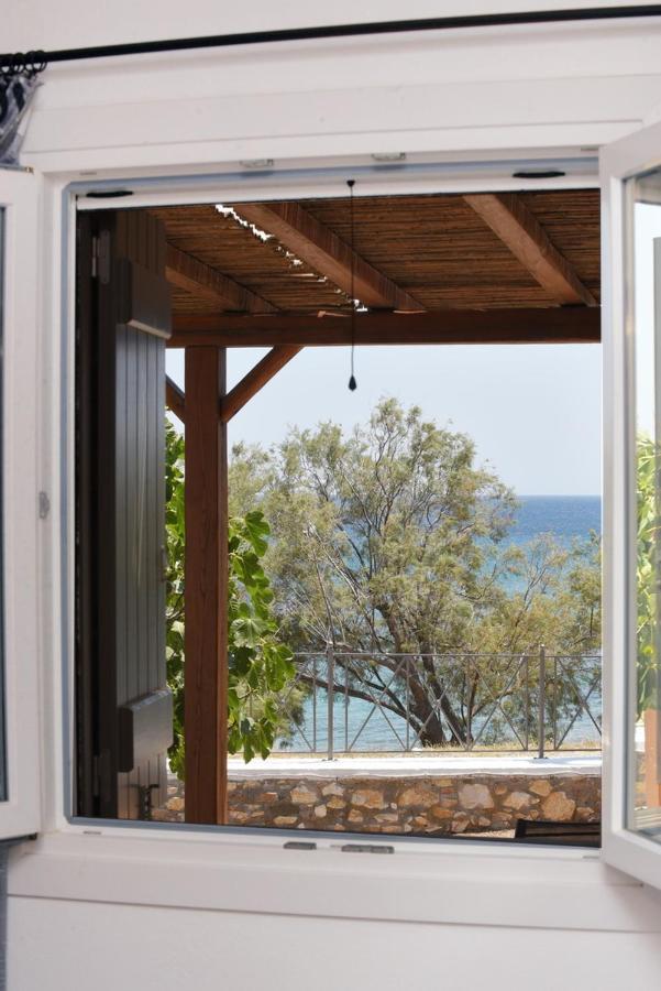 Flora'S Beach And Pool Villa In Syros Liaropá Eksteriør billede